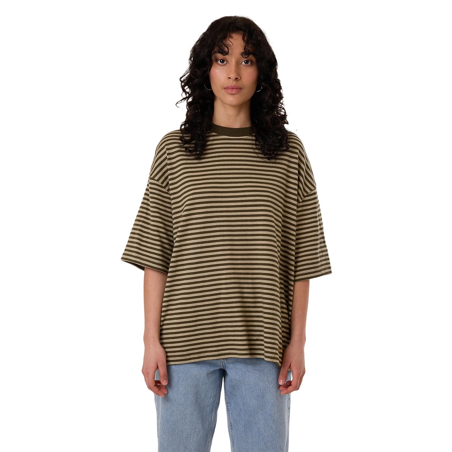 Thrills Quinn Stripe Oversized Tee